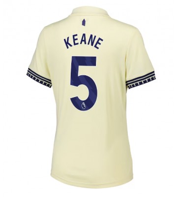 Everton Michael Keane #5 Seconda Maglia Femmina 2025-26 Manica Corta